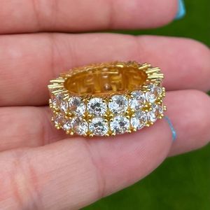 Icy Gold Finish Ring